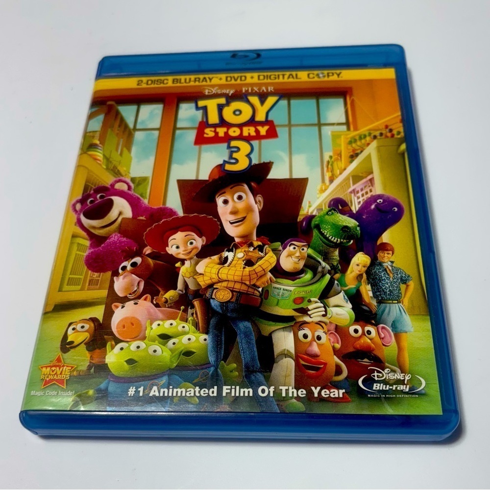 "Toy Story 3" Blu-ray/DVD combo pack. 3 disc set